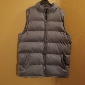 Gray Mens Outerwear light weighted vest